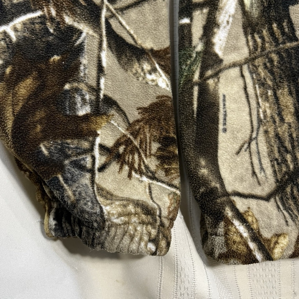 Remington Mossy Oak Camo Fleece Brown Jacket Men’s XL Hunting Full Zip Outdoor - Picture 12 of 12